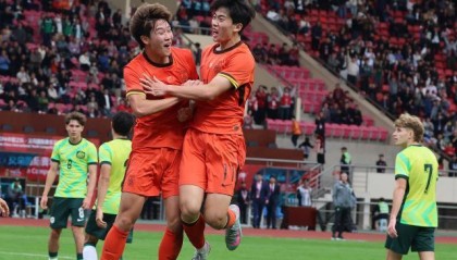 FB体育官方入口-热身-杨铭锐破门依合散扑点 U19国足1比0澳大利亚